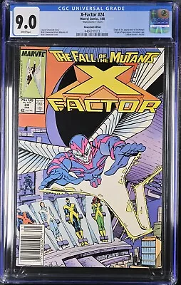 Buy X-Factor #24 CGC 9.0 MARK JEWELERS  1st Appearance Of Archangel • 238.99£