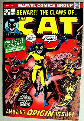 Buy THE CAT# 1 Nov 1972 (9.4 NM) 1st Cat/Tigra Origin M Severin/Wally Wood Art KEY • 802.47£