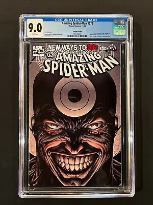 Buy Amazing Spider-Man #572 CGC 9.0 (2008) - Variant Edition - Bullseye • 23.98£
