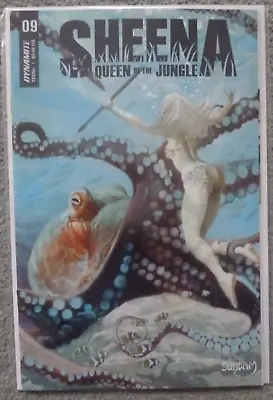 Buy Sheena Queen Of The Jungle #9  B  Suydam Variant..dynamite 2022 1st Print..vfn+ • 5.99£