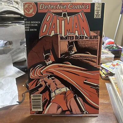 Buy 1985 DC Detective Comic # 546 Bat Man News Stand Issue • 16.01£