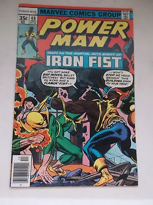 Buy Marvel: Power Man #48, 1st Meeting/battle With Iron Fist, Byrne's Art, 1977, Fn+ • 23.71£