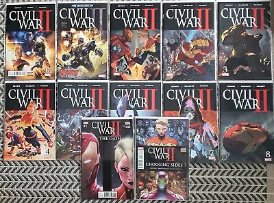Buy Civil War II MARVEL Comics - Full Story Arc #1-8 Plus Extras!!! • 15£