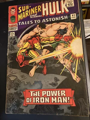 Buy Tales To Astonish #82 1966, Marvel 1st Crossover W/ Tales Of Suspense #80 • 75.47£