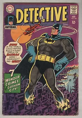 Buy Detective Comics #368 October 1967 G/VG Elongated Man, Atom • 11.80£