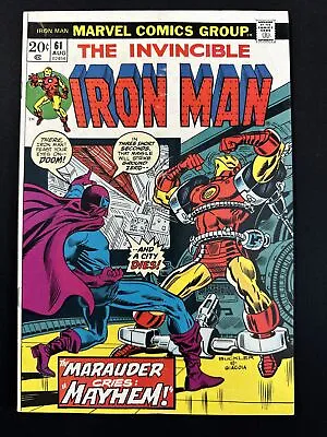 Buy Ironman #62 Marvel Comics Vintage Old Silver Age 1973 1st Print Very Good *A1 • 10.32£