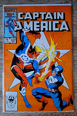 Buy Captain America #327 (1986) Copper Age-Marvel Comics Listing #234 To #379 VF+ • 5£