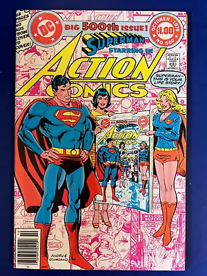 Buy Action Comics #500 Superman Comic Book 1979 Newsstand DC NM • 7.85£