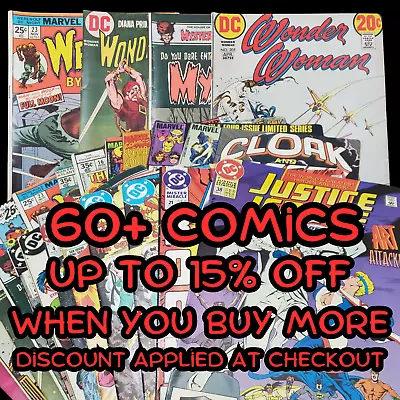 Buy Vintage Comic Books - Over 60 To Choose From - Buy More Save More! - Comics • 88.35£