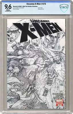 Buy Uncanny X-Men #475B Tan Sketch Variant CBCS 9.6 2006 22-0692A42-581 • 61.13£