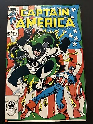 Buy Captain America #312 1st Appearance Of Flag Smasher VFN+ • 7.95£