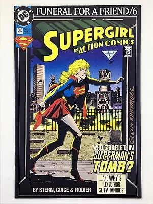 Buy Action Comics 686 Signed Glenn Whitmore Supergirl Superman Funeral NM • 11.85£