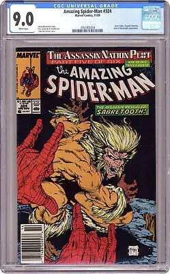 Buy Amazing Spider-Man #324 CGC 9.0 1989 3952405004 • 44.33£