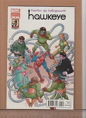 Buy HAWKEYE #1 Amazing Spider-Man 50th Anniversary Variant Cover High Grade • 237.17£