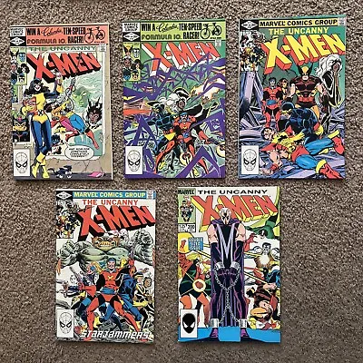 Buy Uncanny X-Men 153-156 AND 200, 5 Books! Chris Claremont 1982! • 39.41£