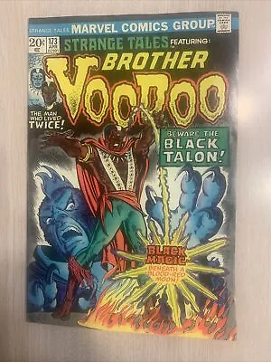 Buy Strange Tales 173 Vf/nm White Pages 1974 5th Brother Voodoo Ist Black Talon • 102.50£
