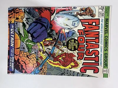 Buy Fantastic Four #150 (1974) Marriage Of Quicksilver & Crystal In 8.0 Very Fine • 16.08£
