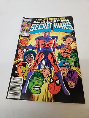 Buy Marvel Super-Heroes Secret Wars #2 Newsstand Variant Marvel 1984 • 7.10£