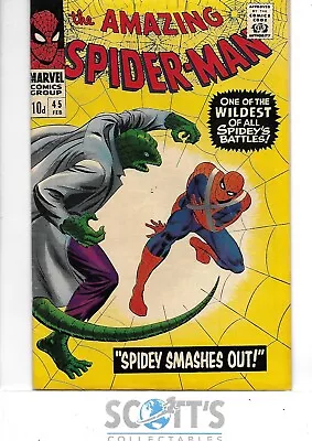 Buy Amazing Spider-man   #45   F/vf   3rd Lizard • 200£