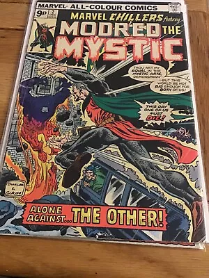 Buy Marvel Chillers, #2, 1975, Moored The Mystic, Bill Mantlo, Sonny Trinidad • 4.95£