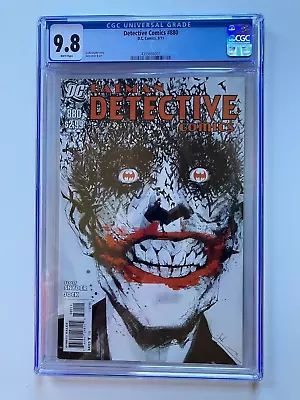 Buy Batman Detective Comics (2011) #880 Cgc 9.8 -classic Snyder Story -jock Cover • 307.63£