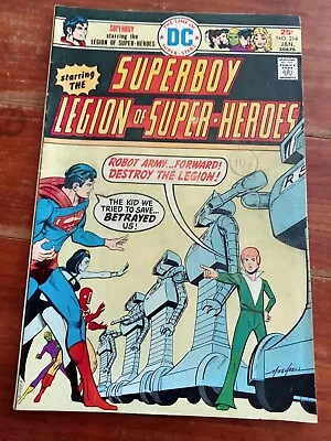 Buy Superboy & The Legion Of Super-Heroes #214 Jan 1976 (FN) Bronze Age • 3.25£