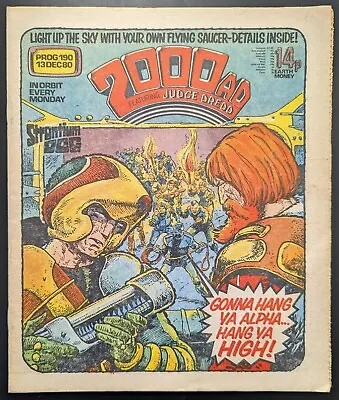 Buy 2000 AD Comic - Prog #190 (13 Dec 1980) Judge Dredd • 3.99£
