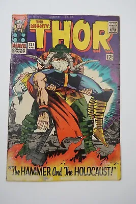 Buy Thor #127 1st Appearance Pluto, Hippolyta, Midgard Serpent, Volla Marvel 1966 • 23.99£