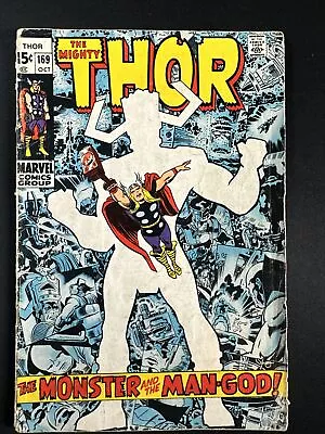 Buy The Mighty Thor #169 Vintage Marvel Comics Silver Age 1st Print 1969 Good *A2 • 31.62£