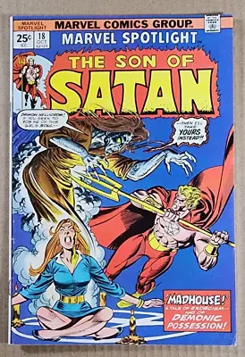 Buy MARVEL SPOTLIGHT #18 Upper Mid DAMION HELLSTROMM SON OF SATAN (1974) Marvel • 6.38£