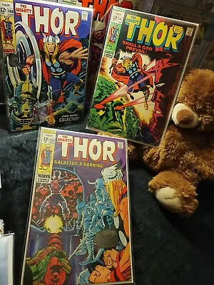 Buy Thor 160, 161, 162 - Galactus Vs Ego - Vg - 1968/69 - Stan Lee Jack Kirby  • 219.99£