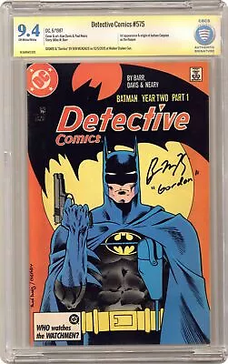 Buy Detective Comics #575 CBCS 9.4 SS Ben McKenzie 1987 16-DA89AF2-025 • 98.83£