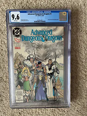 Buy CGC 9.6 WP 1988 TSR AD&D Advanced Dungeons & Dragons #1 DC Comic New Case! • 89.54£