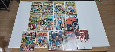 Buy Captain America Key #192-354 🔑 Comic Lot! 1st John Walker Jack Kirby+ More! • 39.97£