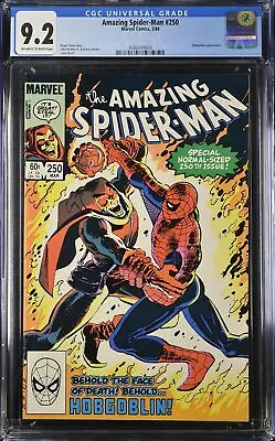 Buy Amazing Spider-Man #250 - Marvel 1984 CGC 9.2 Q SIGNED NEWSSTAND • 38.74£
