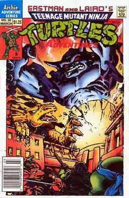Buy Teenage Mutant Ninja Turtles Adventures (2nd Series) #30 (Newsstand) GD; Archie • 6.80£