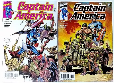 Buy 2 X Captain America Comics #28 & #32 (VF/NM) • 4.25£