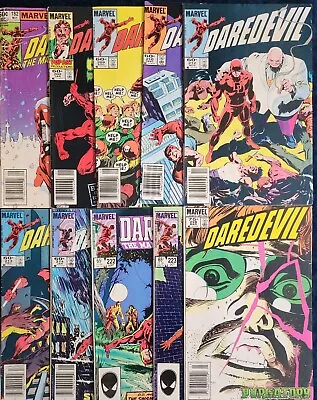 Buy Daredevil 182 202 209 210 212-214 222 223 228 Marvel Comic Book Lot Vol 1 Miller • 30.45£