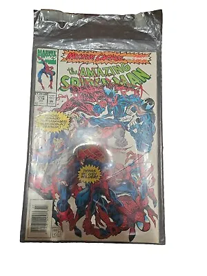 Buy AMAZING SPIDERMAN 379 PART 7 OF MAXIMUM CARNAGE Marvel Comics • 9.45£