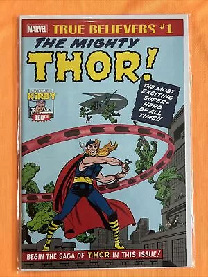 Buy True Believers The Mighty Thor #1 (marvel 2017) Journey Into Mystery #83 Nm- • 15.80£