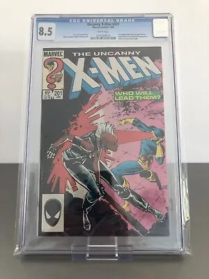 Buy Uncanny X-Men #201, CGC 8.5, Marvel Comics, 1986. • 59.99£
