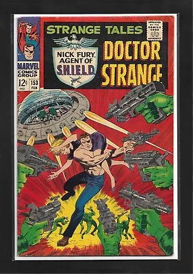 Buy Strange Tales #153 (1967): Jim Steranko Cover Art! Silver Age Marvel Comics! FN- • 15.85£