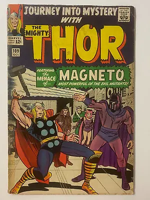 Buy Journey Into Mystery Mighty Thor #109 First Magneto Crossover Thor Marvel Comics • 114.31£