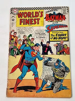 Buy World's Finest 163 Batman Superman Silver Age 1966 • 15.80£