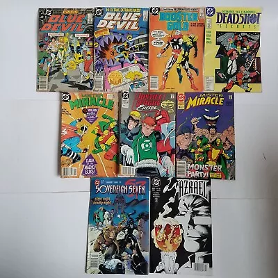 Buy 9x DC Comics 1985-96 Justice League Blue Devil Booster Gold Mister Miracle • 9.99£