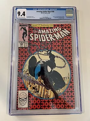 Buy The Amazing Spider-Man #300 CGC 9.4 NM Near Mint - First Venom (Marvel 1988) • 579.65£