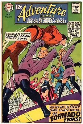 Buy Adventure Comics (1938) #373 F/VF 7.0 First Appearance Of The Tornado Twins • 16.18£