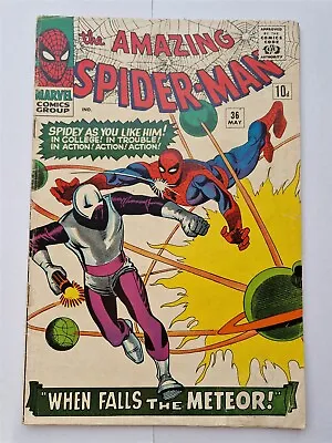 Buy Amazing Spider-man #36 Vg (4.0) May 1966 1st App Looter Marvel Comics ** • 49.99£