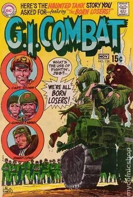 Buy GI Combat #138 GD/VG 3.0 1969 Stock Image Low Grade 1st App. The Losers • 6.25£