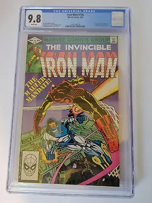 Buy Iron Man #156 CGC 9.8 1st App Mauler (Brendan Doyle) • 47.67£